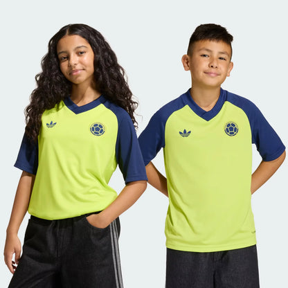 Camiseta Visitante Prepartido Selección Colombia 26 Niños