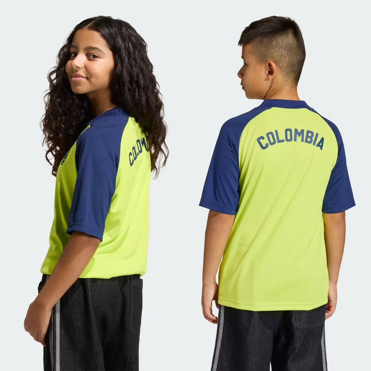 Camiseta Visitante Prepartido Selección Colombia 26 Niños