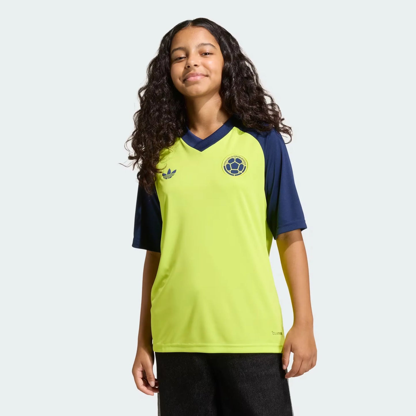 Camiseta Visitante Prepartido Selección Colombia 26 Niños