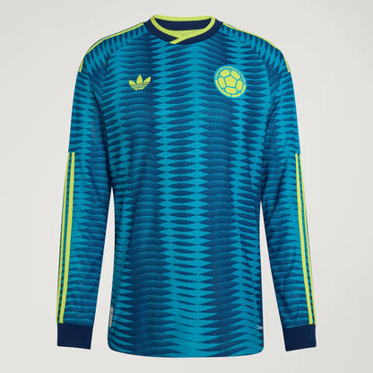 Camiseta Visitante Selección Colombia 26 Versión Jugador Manga Larga
