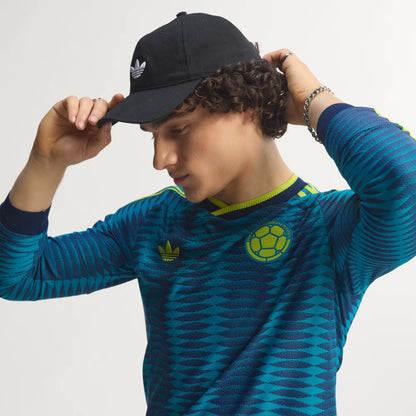 Camiseta Visitante Selección Colombia 26 Versión Jugador Manga Larga