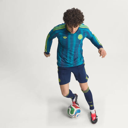 Camiseta Visitante Selección Colombia 26 Versión Jugador Manga Larga
